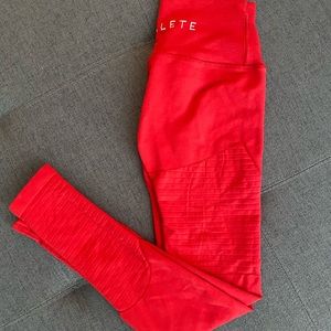 Alphalete R6 coral red legging